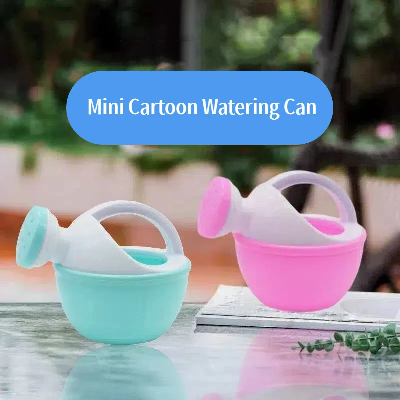 1/2Pcs Children Mini Watering Can For Cartoon Garden Tool Flower Sprinkler Device Kettle Bonsai Plant Pot Garden supplies