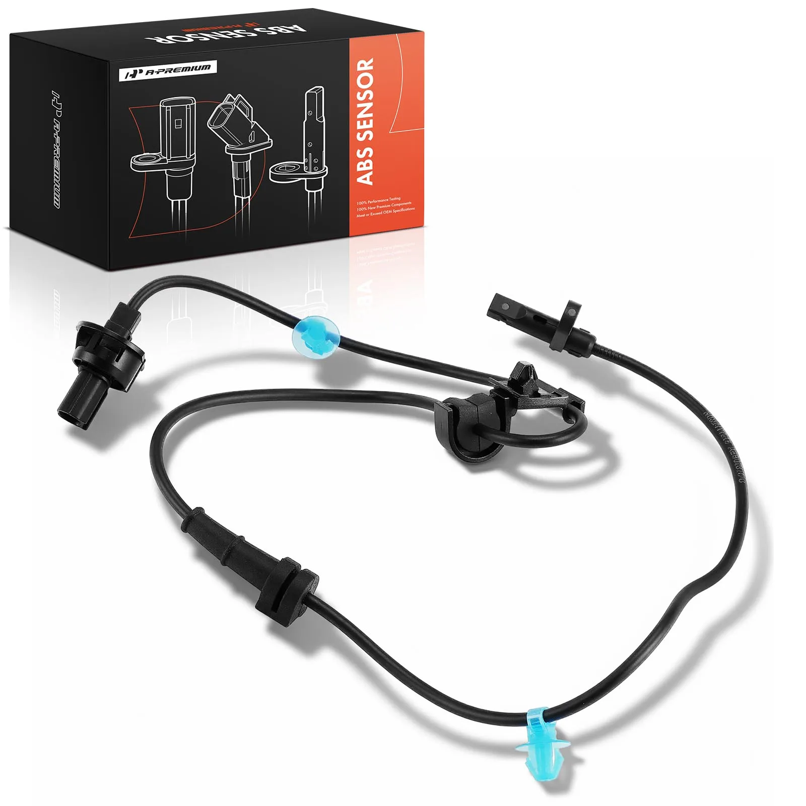 A-Premium Front Passenger Side ABS Wheel Speed Sensor for Honda Pilot 2016-2022 Ridgeline 2017-2025 Passport Acura MDX 2014-2020