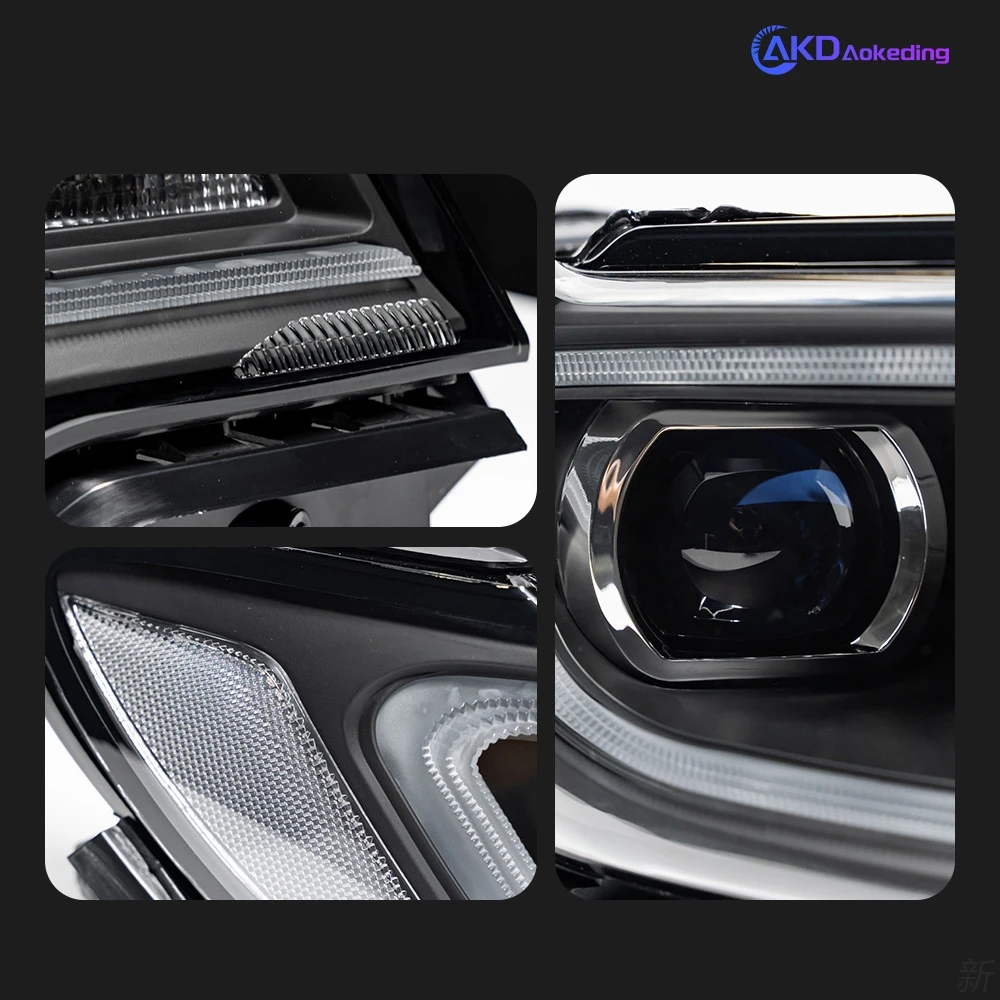 AKD Car Styling Head Lamp per Jeep Compass fari 2017-2018 New Compass LED Headlight LED DRL Hid Bi Xenon accessori Auto