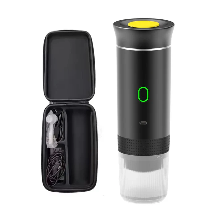 Self Heating Recharged Travel Espresso Machine Heating Water Portable Coffee Maker Compatible Travel Bag Espresso Machine 20BAR