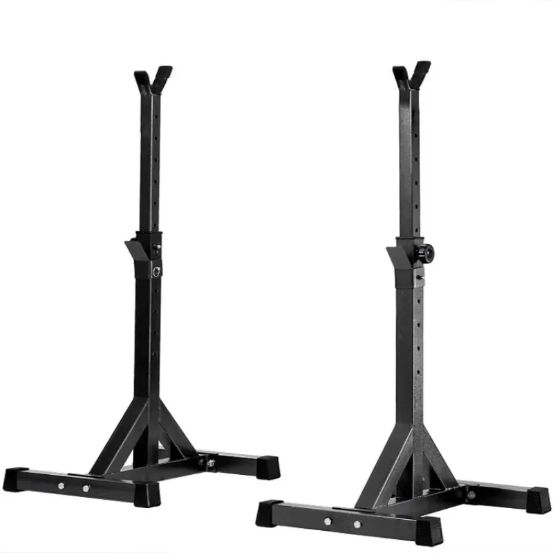 Adjustable Height Barbell Semi-Frame Indoor Fitness Equipment Steel Barbell Stand Weight Lifting Split Barbell Squat Rack Stand
