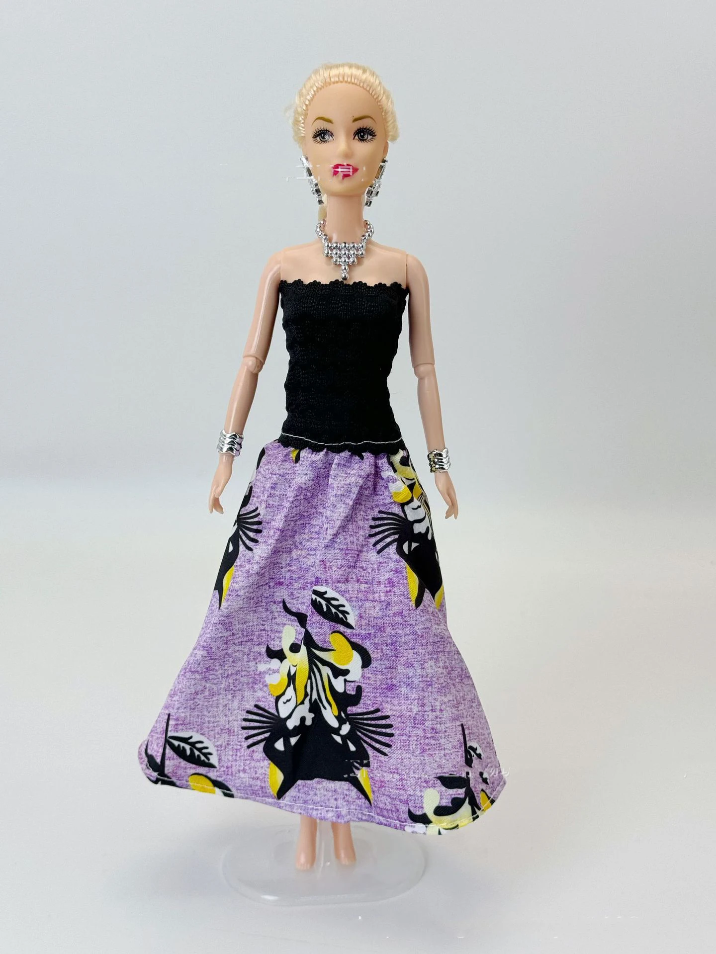 11 Inch Girl Multi Joint Fashion Doll With Long Skirt Set 30cm Supermodel Doll Dress Up Toy 1/6 BJD Doll DIY Toy Play House Toy