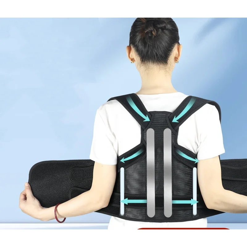 

Elastic Back Correction Band Back Support Compression Breathable Corrector Adjustable Back Posture Correction Band