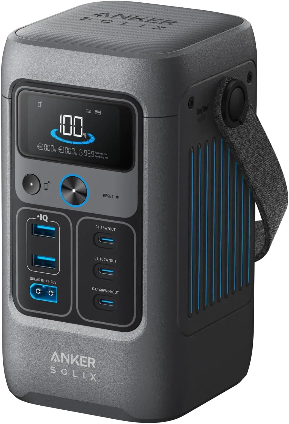 Power Bank Station,192Wh Portable Power Station,LiFePO4 Battery,200W Solar Generator,for Outdoor Camping,Traveling,Emergencies