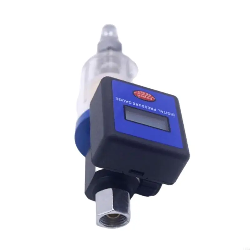 Digital Pressure Regulator Air Compressor Filter with Transparent Bowl and for Quick Release for Spray Painting Tools