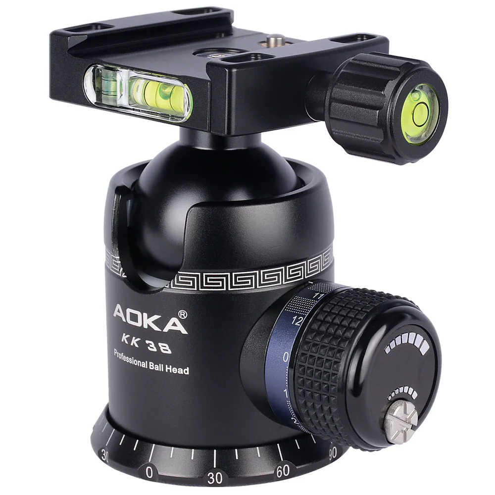 Cabeça esférica para tripé de câmera profissional
