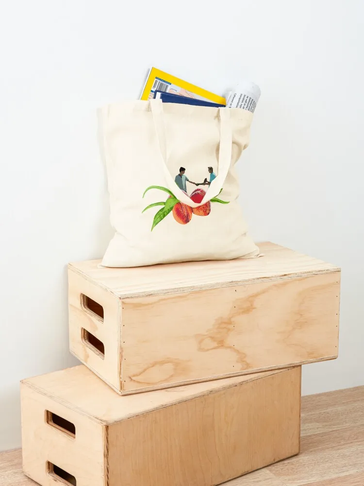 peaches Tote Bag canvas tote bags Big bag sacs de shopping eco bag folding