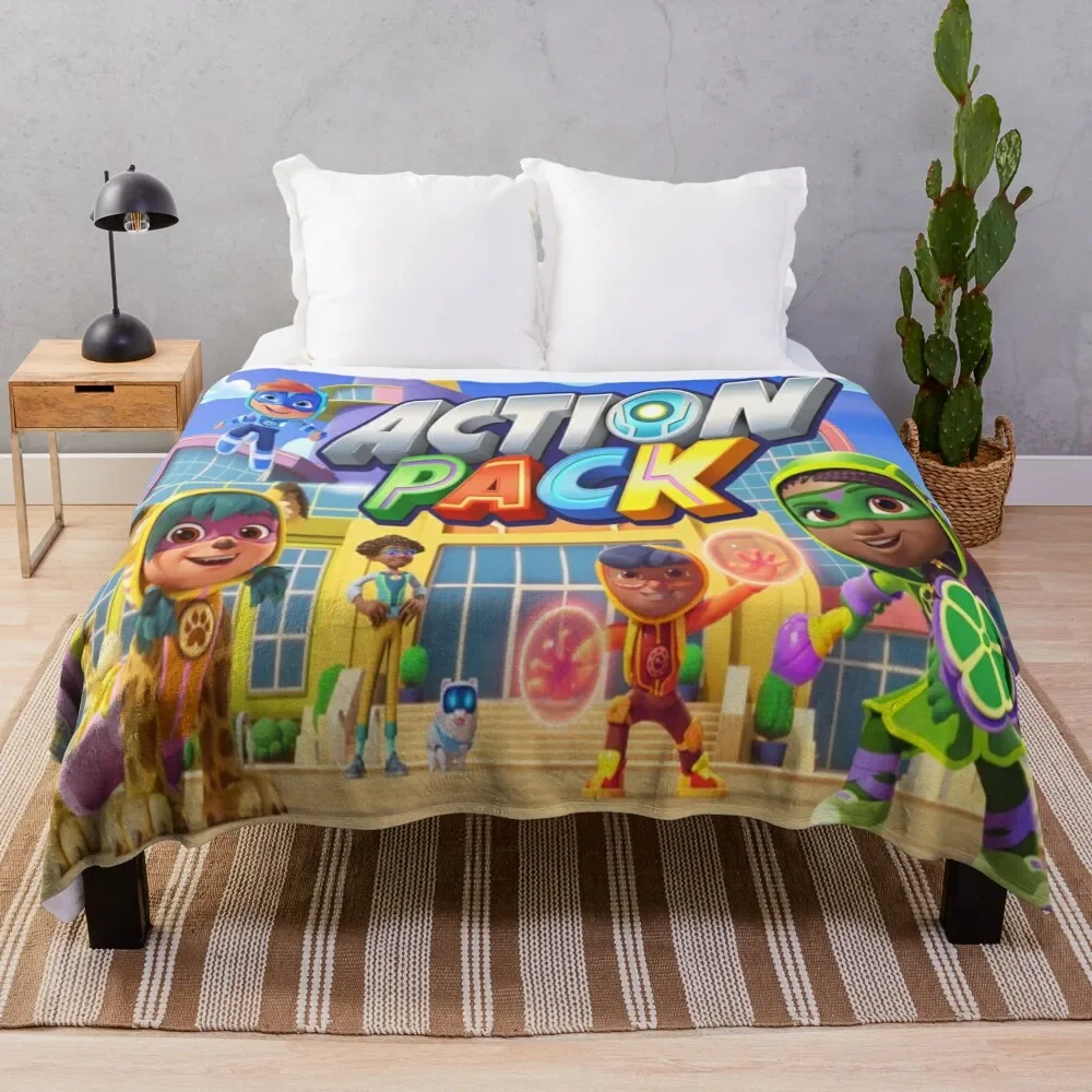 

Action Pack Gift For Fans action pack birthday Throw Blanket Blankets For Bed blankets and throws Blankets