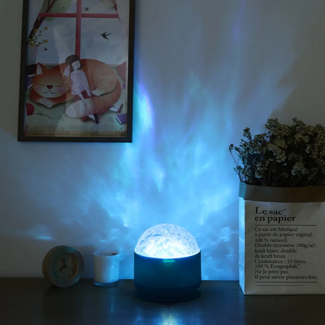 

Ligghig Colorful Starry Sky Projector Light Rotating Magic Ball RGB Moon Galaxy LED Night Lights Bedroom Decor Projection Light