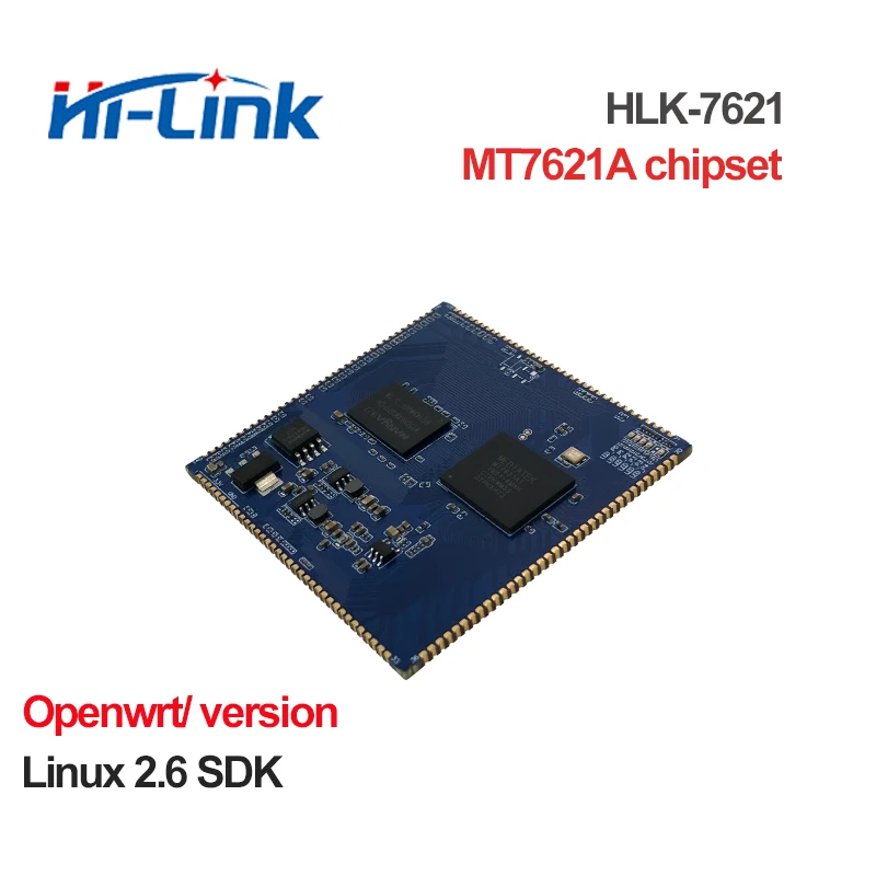 Hi-Link MT7621A Gigabit Ethernet Router HLK-7621 Development Board Test Kit Openwrt Dual Core LTE Hotspot 5G Support WiFi