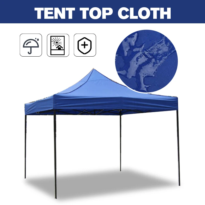 Replacement Gazebo Canopy Top Cover Uv Protect Oxford Four Corner Tent Roof Garden Parasol Sun Shade Rainproof Gazebo Top Cover