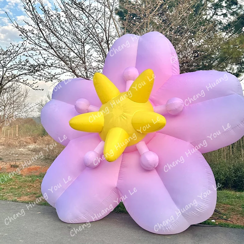 3M doccia gonfiabile fiore rosa ciliegio fiore di ciliegio ventilatore d'aria loto
