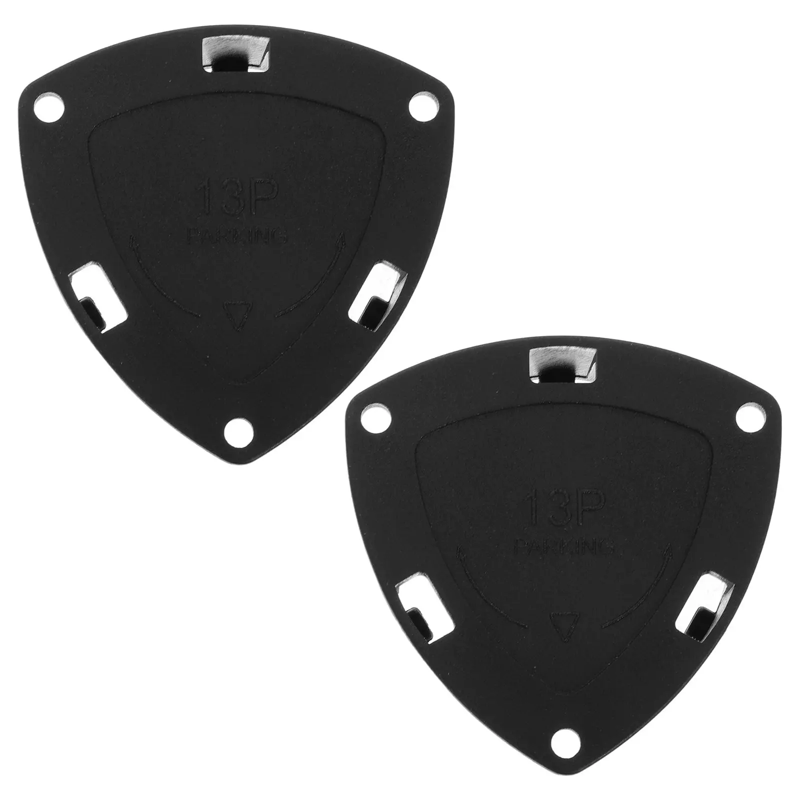 

2Pcs Trailer Connector Protective Cap 13 Pin Sturdy Plastic Cover for Rv Trailer Plug Connector Adapter Parking Protector