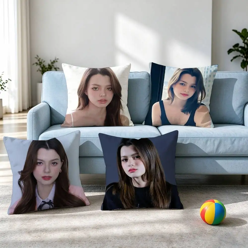 Becky Armstrong FreenBecky  Pillow Case Square Double-Sided Sofa Cushion Cover Bedroom Bedside Pillow Gift
