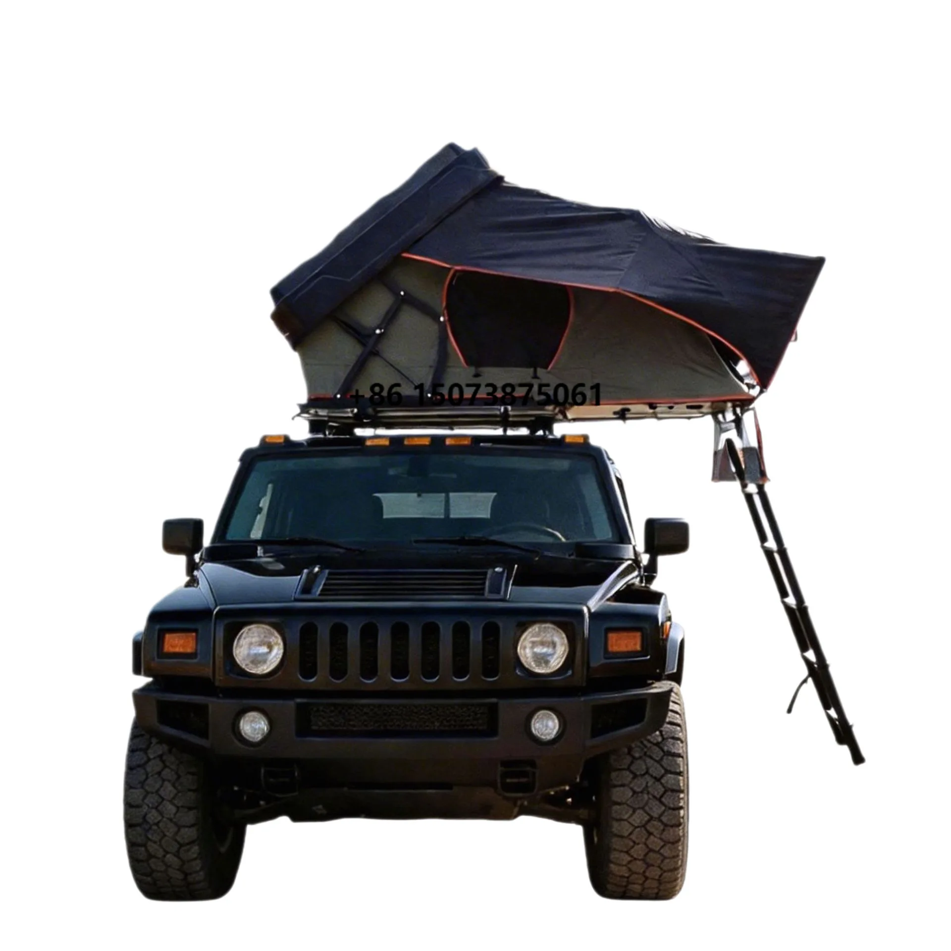 ABS Hard Shell Double Layer Roof Top Tent 3 Person-3s Auto Open Waterproof Four-Season 80kg Lightweight for SUV & Truck