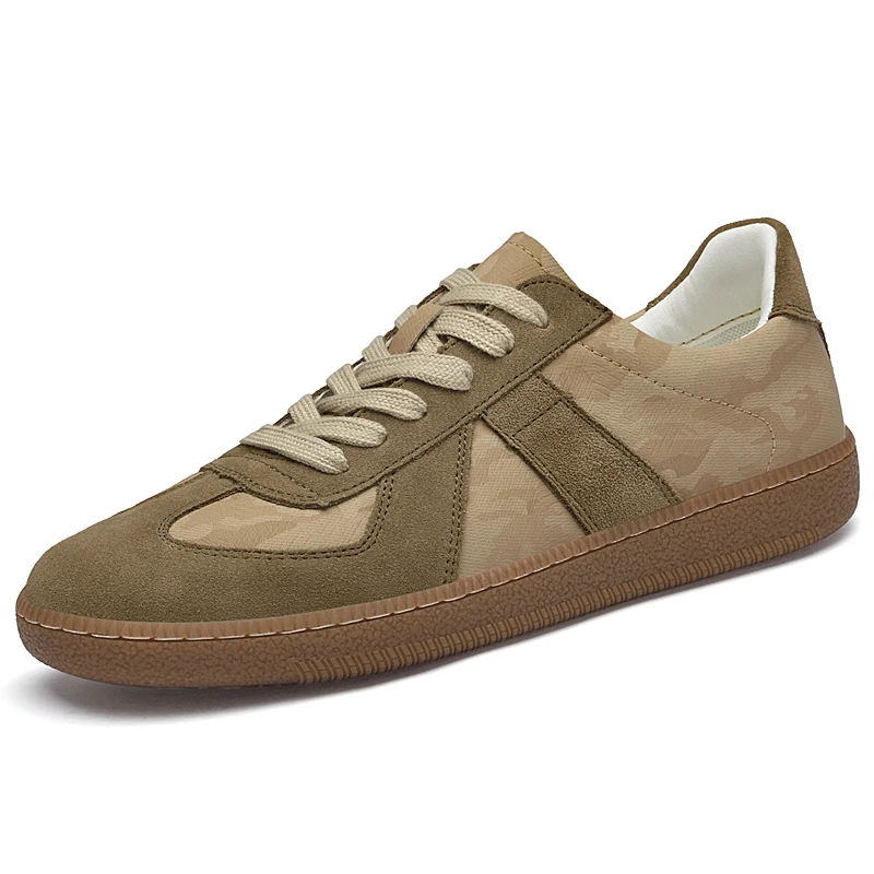 

New Men's Retro Casual Shoes, Anti-slip, Wear-resistant, High-quality De Xun Shoes, Street Fashion, Versatile Sneakers