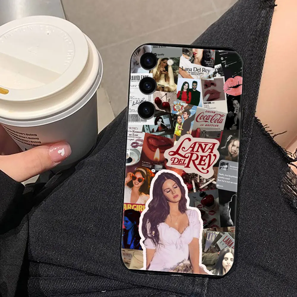 Singer L-Lana Del Rey Born to Die Phone Case For Samsung Galaxy S24 S23 S22 S21 S20 FE S25 LITE PLUS ULTRA Case Funda Shell