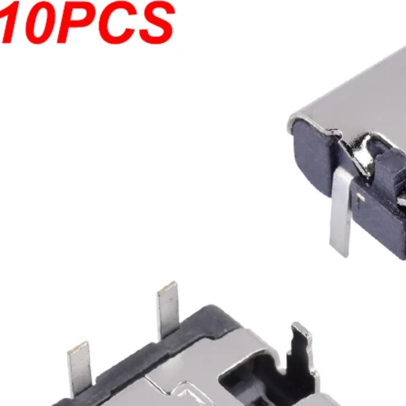 10Pcs 2 Pin Micro USB Type C Connector Socket USB 3.1 Type-C Female Power Jack Dock For Mobile Phone Charging Port