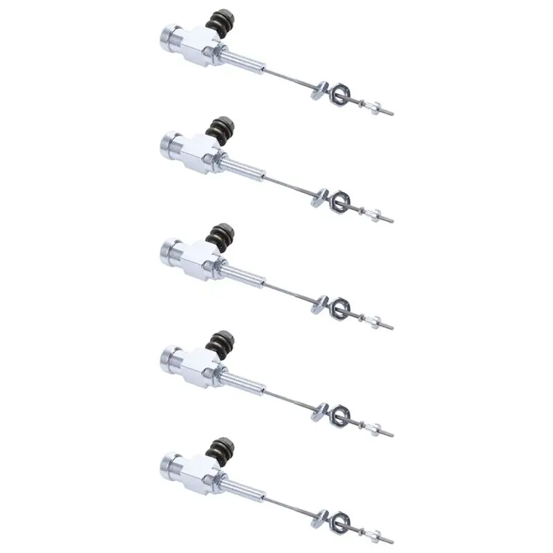 A11M-5X Motorcycle Hydraulic Clutch Master Cylinder Rod Brake Pump M10X1.25Mm Aluminum Silver