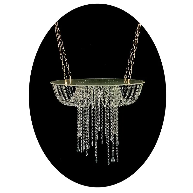 Oggetti di scena per matrimoni Guida stradale in acrilico Festa di compleanno Hotel Ristorante occidentale Dessert Porta torta in cristallo di San Valentino