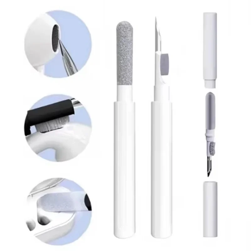 Earbuds Cleaning Pen Bluetooth Clean Tool For AirPods 1/2/3 Pro 1/Pro 2 Headset Case Speaker Mesh Keyboard Phone Cleaner Kit Set