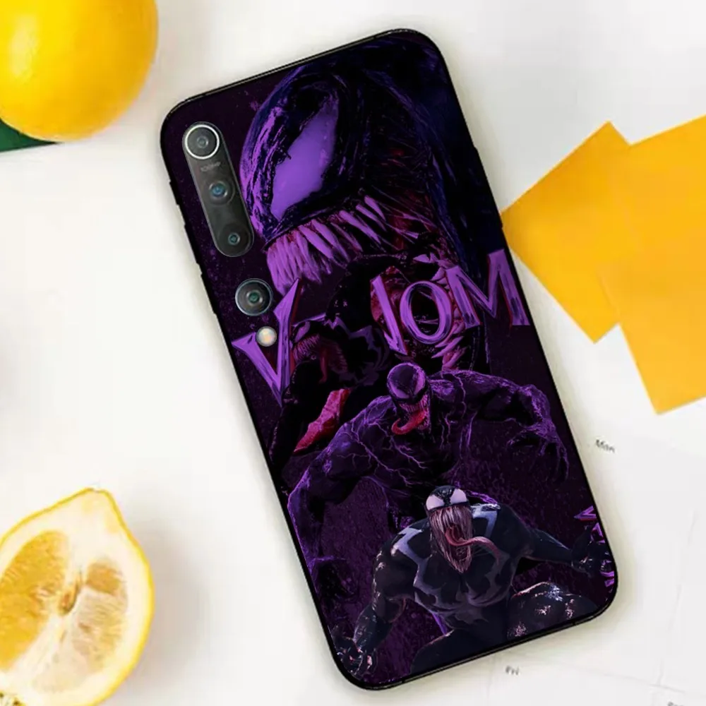 Classic Movie V-Venom Phone Case For Xiaomi Mi 5X 8 9 10 11 12 Lite Pro 10T PocoX3pro PocoM3 Note 10 Pro Lite