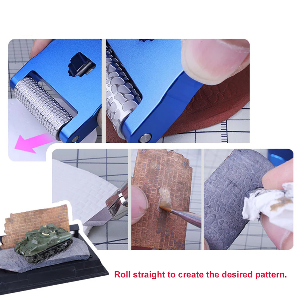 Multi-Function Model DIY Tool Texturing Roller Model Scenery And Terrain Modelling Tool Angle Fixed For Carving Knives Sharpner