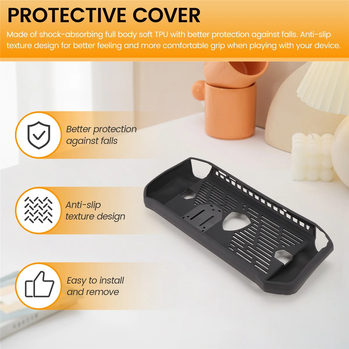 Capa para console portátil MSI Claw Soft TPU capa protetora