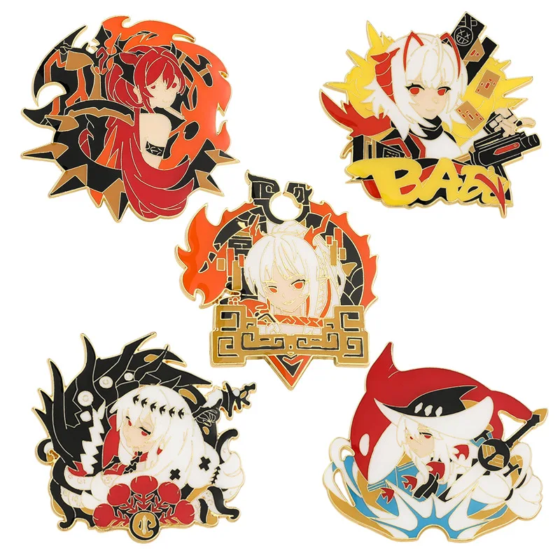 

1 Set Tomorrow's Ark Brooch Lapland Anime Game Animation Accessories Brooch Manufacturers Direct Sales Toys Anime Cartoon Frind