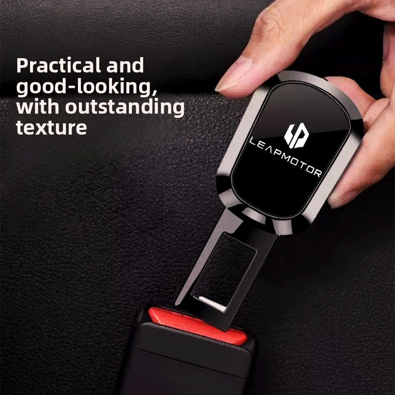 Car Seat Belt Clip Extension Safety Seatbelt Lock Buckle Plug For Leapmotor C10 B10 B01 B05 C11 C10 C01 T03 Car Accessories