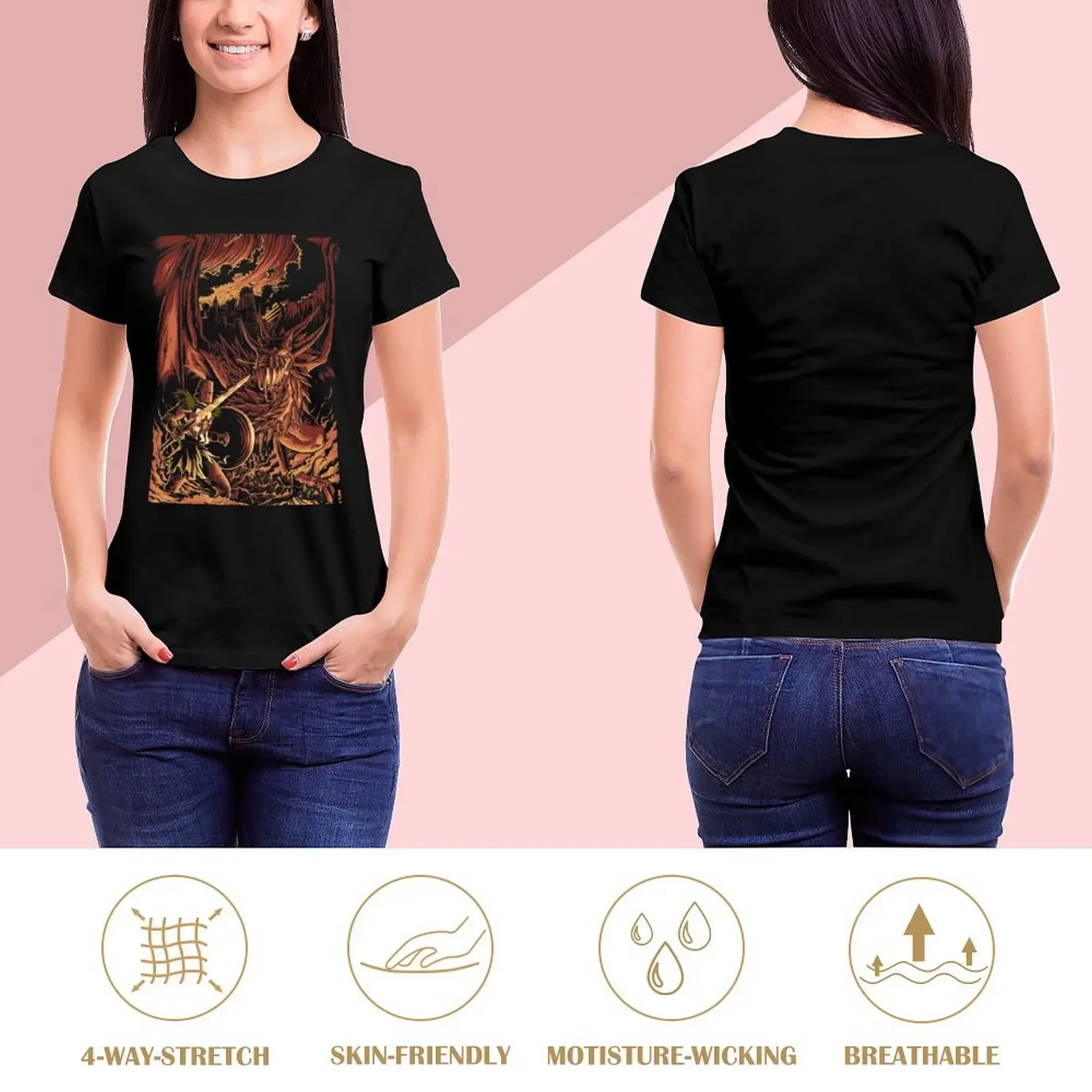 Wyvern's Wrath T-Shirt summer top shirts graphic tees customs design your own customizeds t shirt dress Women