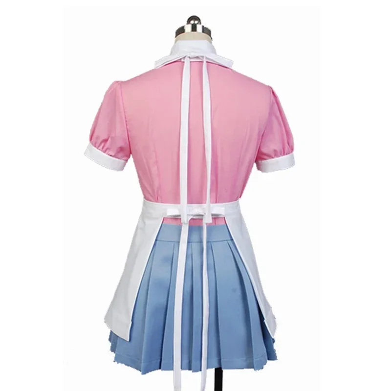 Danganronpa Mikan Tsukiki Cosplay Halloween Carnival Ultimate Nurse Funny Costume Cafe Maid Uniform For Women MN9