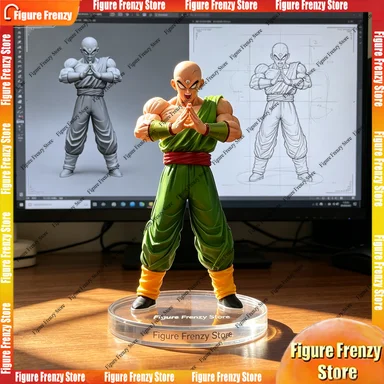 

Special Offer30cm/11.81in Anime Dragon Ball Figure Tien Shinhan Action Figures Pvc Statue Desktop Ornamen Collection Mol Toys Gi