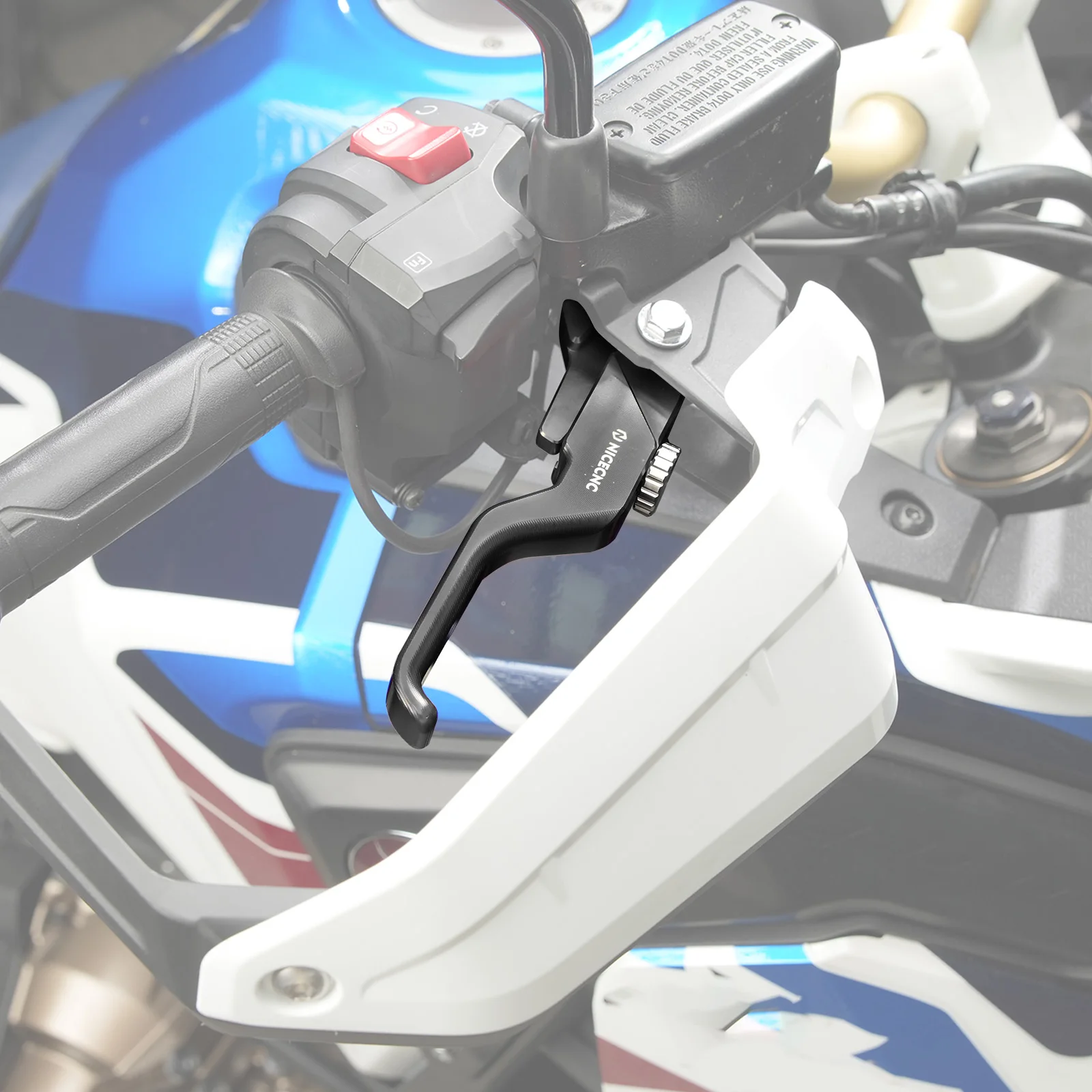 Für Honda CRF1100L Africa Twin 2025 2019-2026 NICECNC Kurzer Vorderradbremshebel Zwei-Finger-Bremshebel Africa Twin CRF1100L 2025 2024 – Detail 9