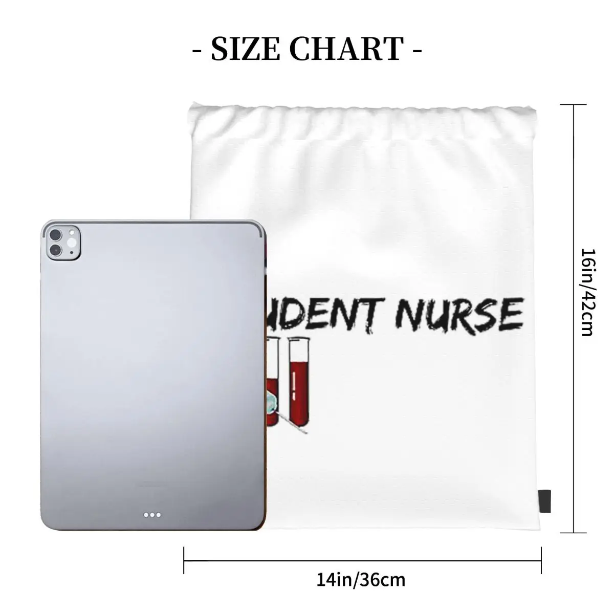 Student Trainee Nurse Nursing Backpacks Multi-function Portable Drawstring Bundle Pocket Storage Bag Book Bags Man Woman School
