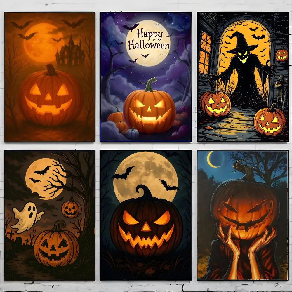 J-jack o lantern Poster Premium Decor Art & Gift for Household Lounge Home Ornaments