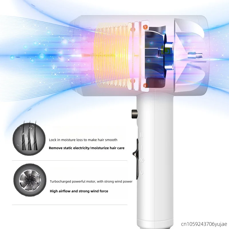2026 New Five Star Hotel Specific Wall Mounted Non Perforated High Wind Speed Drying Household Bathroom Hair Dryer 110V/220V view 6