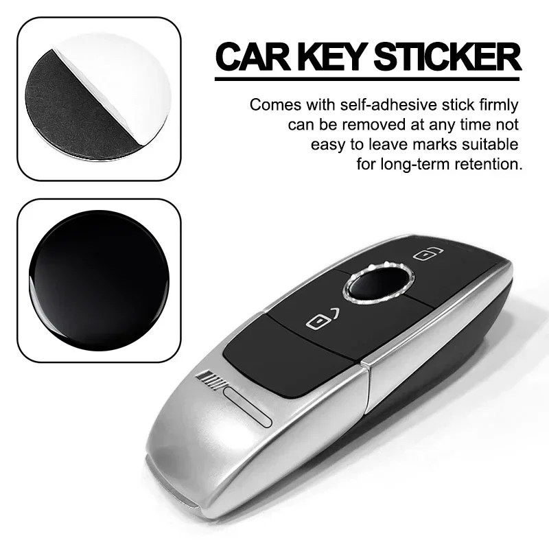 New 14mm Fob Car Logo Sticker For Car Remote Control Key For Opel JEEP Subaru LEXUS Ford Mustang Peugeot Toyota MG Mercedes benz