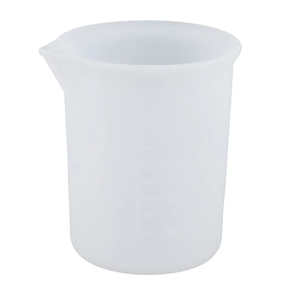 Tazas Medidoras de Plástico Transparente de 100 ml con Marcas Graduadas, Moldeadas para una Medición Precisa de Líquidos en Cocina, Laboratorio, Leche y Agua