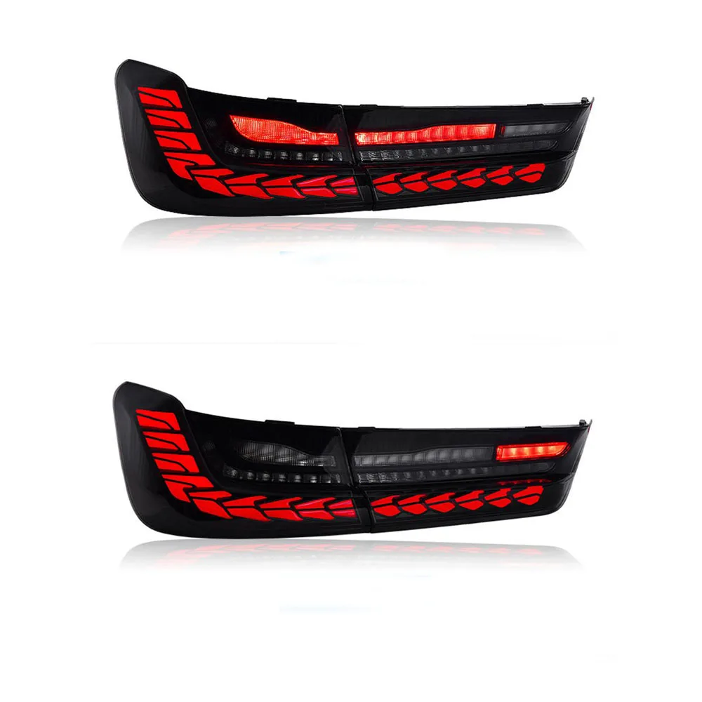 

For BMW 3 Series G20 Tail Light Assembly 19-22 G28 Modified Dragon Scale Model LED Running Water Turning Tail Lights