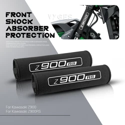 For Kawasaki Z900 Z900RS Z 900 RS Motorcycle Front Fork Protection Cover Shock Absorber Dust Protector Stretch Fabrics Sleeve