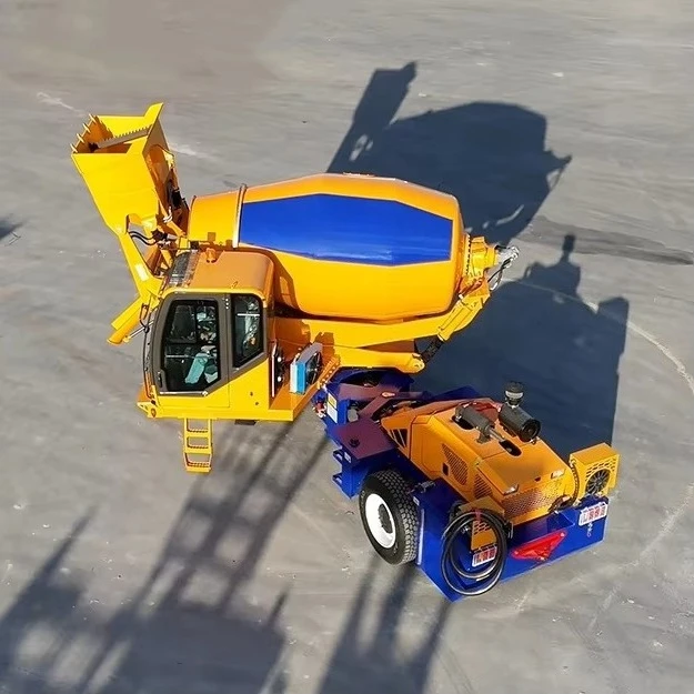 Gran oferta YG 3,5 metros cúbicos móvil portátil autocargable cemento mezclador de hormigón camión precio bajo