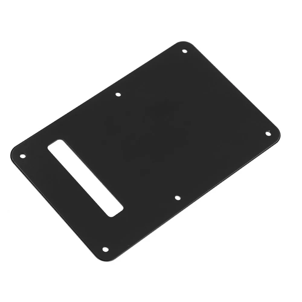 Metal Electric Guitar Backplate 6 Hole Silver, Black, Gold, Red Bronze, Orange Back Plate Guitar Pickguard Electric Guitar view 3