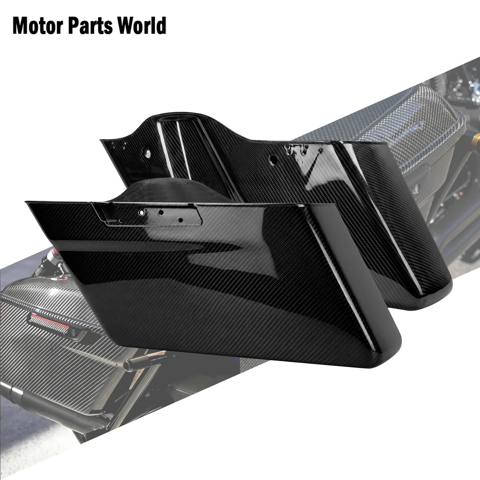 Motorcycle Hard Bags Saddlebags Kit Trunk Luggage Without Cover Side Box For Harley Touring Road Electra Street Glide 2014-2023