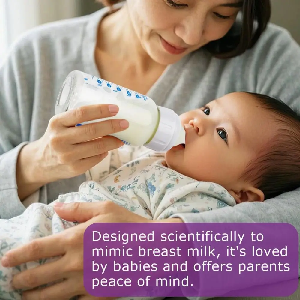 

Anti-Colic Silicone Bottle Nipples Medium Flow Breast-Like Baby Bottle Nipple Food Grade Silicone Baby Bottles Teats