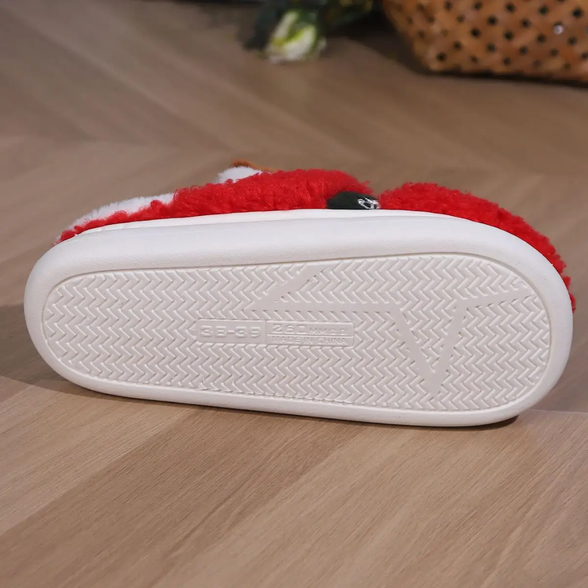 New 2023 Thick Sole Christmas Deer Slippers Women Men Indoor Warm Slipper Soft Plush Home Floor Lovers Winter Platform Shoes