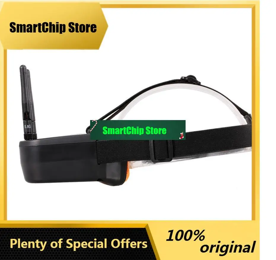 SmCp5.8GHz 40CH Dual Antennas 3.0 Inch Mini FPV Goggles Video Glasses Headset 480*320 USB Charging Interface For RC FPV Drone