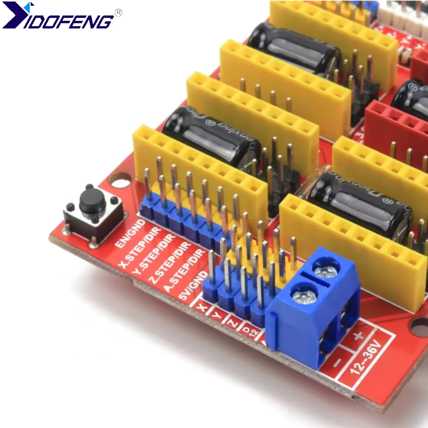 3D-Drucker CNC-Controller-Kit Nema 17 Schrittmotor & UNO R3 Improvement Board & DRV8825 Treiber für Arduino 3D-Drucker
