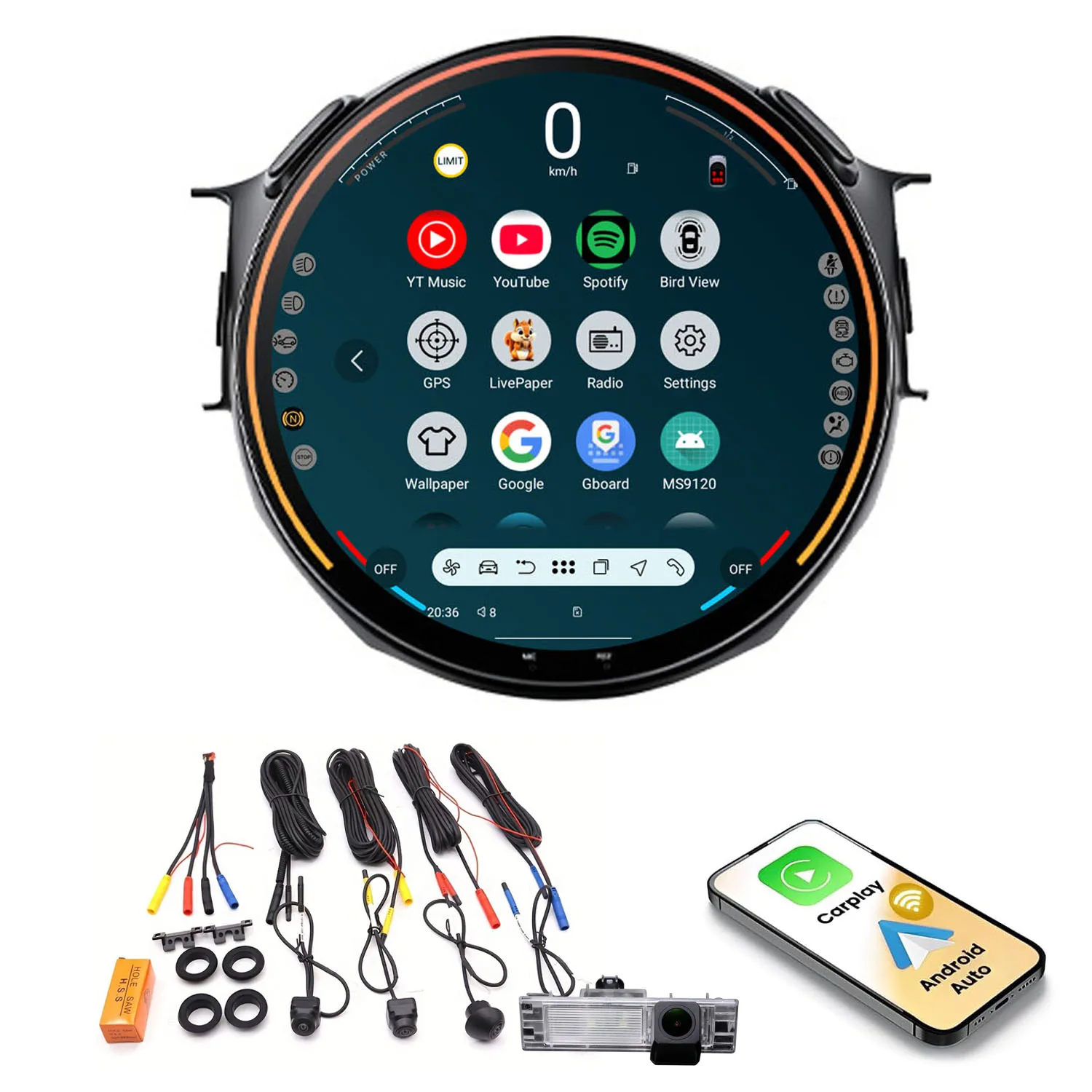 Multimedia WIFI Carpaly GPS Android Auto Car radio Navigation+360 panoramic camera For BMW Mini Clubman F54 Cooper D One John