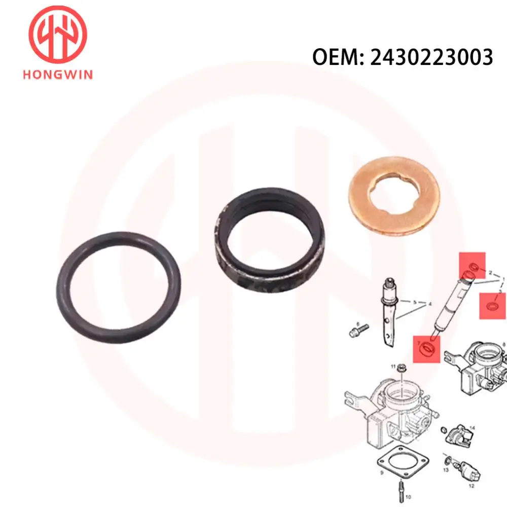 2430223003 Injector Seal Repair Kit for Opel Astra Frontera Omega Signum Sintra Vectra Zafira Vauxhall 90502704 821093 4772349